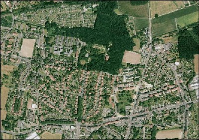 Luftbild Siedlung Teutoburgia